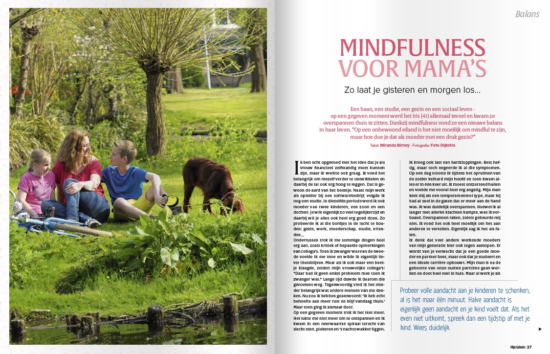 mindfulness voor mama's