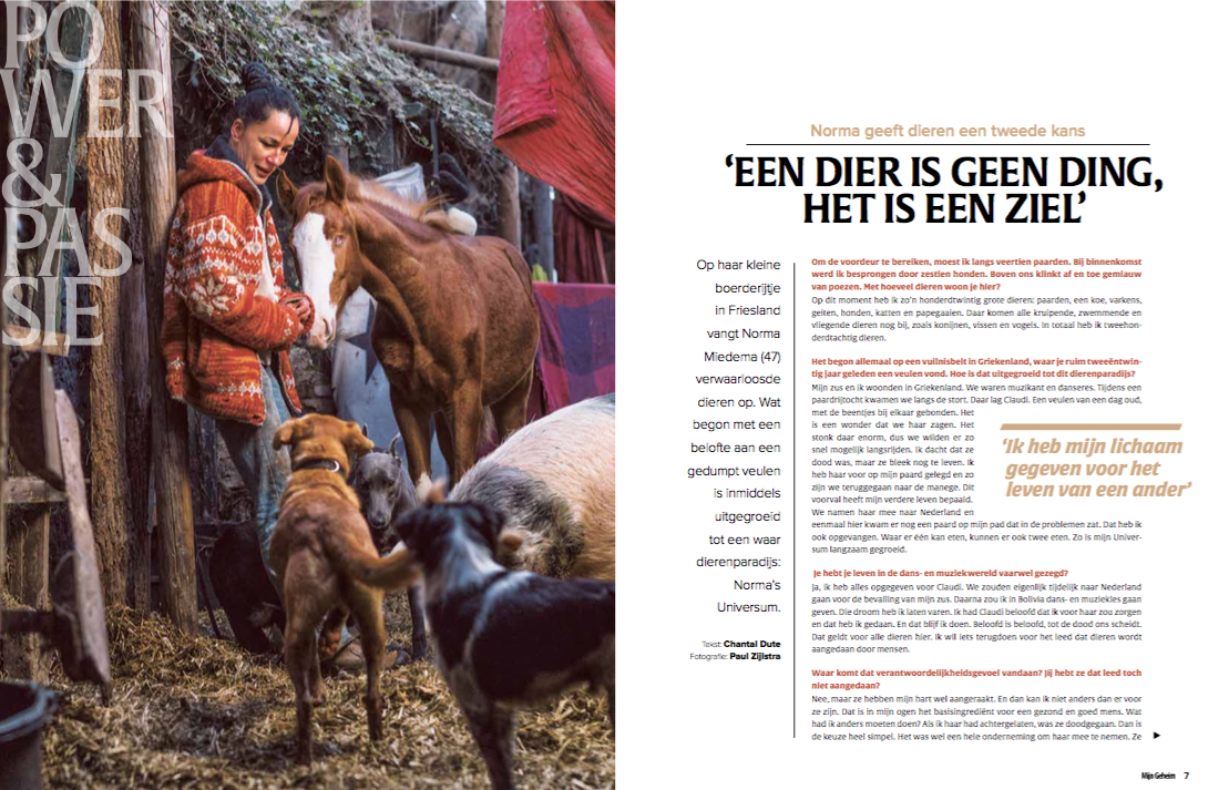 Norma Miedema: 'Een dier is geen ding'