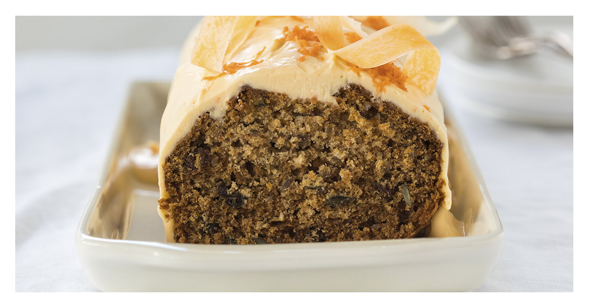 wortelcake met mascarpone icing