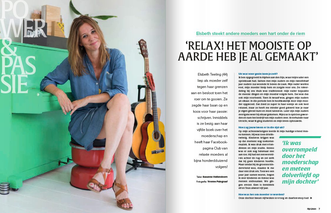 Elsbeth Teeling - club van relaxte moeders - Mijn Geheim